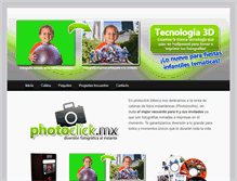 Tablet Screenshot of photoclick.mx